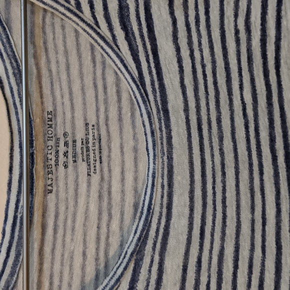 Majestic Filatures 100% linen striped tee - Picture 2 of 4